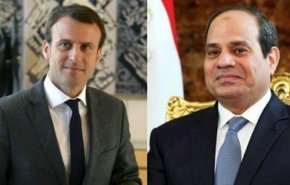 السيسي يبحث مع ماكرون الوضع في ليبيا