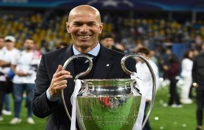 فوز زيدان ببطولة كل 19 مباراة مع ريال مدريد
