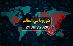 فيديوغرافيك.. آخر احصائيات كورونا في العالم حتى 21 / 7 / 2020