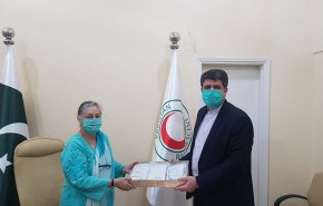 شحنة من عدة الكشف عن الاصابة بكورونا تقدمها ايران لباكستان