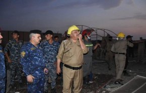 شاهد.. صور الدمار الذي الحقته انفجارات يوم امس بمعسكر الصقر
