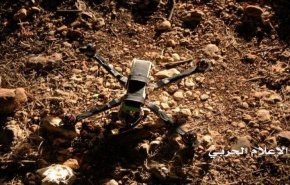 شاهد صورة طائرة التجسس الصهيونية التي سقطت في جنوب لبنان