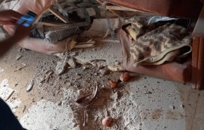 شاهد: هذا ما فعلت قذيفة 