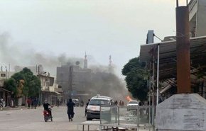  بالفيديو.. انفجار دراجة نارية مفخخة في رأس العين بالحسكة