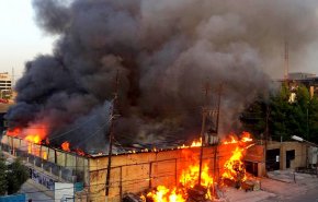 مصر.. حريق كبير في الإسكندرية