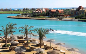 بالصور..سقوط طائرة مصرية في مطار الجونة