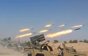 كتيبة اسناد للحشد تدك تجمعا لـ'داعش' بصواريخ ١٠٧ ملم