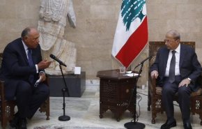وزير خارجية مصر مستعدون للوقوف الى جانب الشعب اللبناني