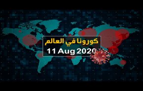 فيديوغرافيك.. آخر احصائيات كورونا في العالم حتى 11/ 08/ 2020