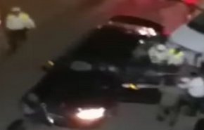 شاهد.. سائق سوري يدهس المارة محاولا الهرب من الشرطة