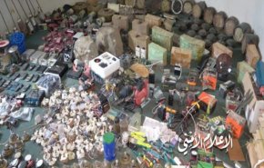 شاهد محتويات معمل لتنظيم القاعدة في قيفة قبيل تطهيرها