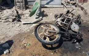 شاهد.. انفجار دراجة نارية في بلدة رأس العين بالحسكة