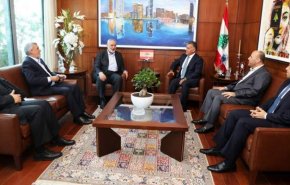 إبراهيم بحث مع هنية أوضاع المخيمات الفلسطينية في لبنان