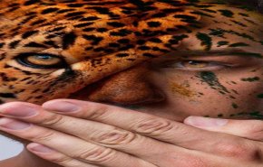 شاهد..رجل يحول وجهه إلى حديقة حيوان