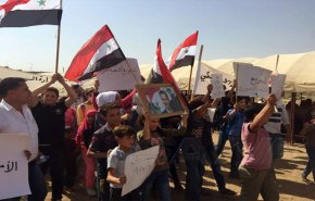 بالصور..وقفة وطنية في القامشلي لطرد الاحتلالين الاميركي والتركي