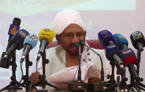 الصادق المهدي: الكيان الاسرائيلي كيان مغتصب يجب محاربته