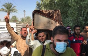 تشييع جثامين ضحايا قصف الرضوانية