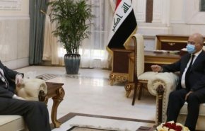 لقاء بين الرئيس العراقي والسفير الامريكي بشان البعثات الدبلوماسية
