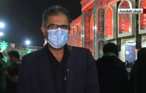 مراسل العالم: زوار الإمام الحسين(ع) يسيرون في حماية القوات العراقية
