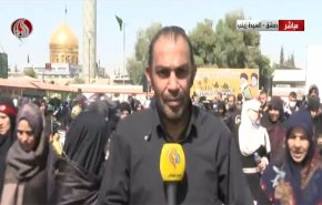 شاهد.. محبو أهل بيت في سوريا يحيون ذكرى أربعين الحسين (ع) 