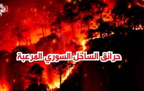حرائق الساحل السوري المرعبة
