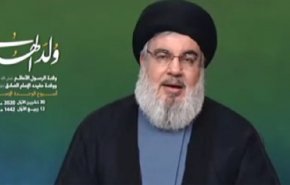 السيد حسن نصر الله: المسلمون لن يتحملوا أي إساءة للرسول الاكرم (ص)