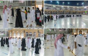 معتمرو الخارج يبدأون التدفق الى الحرم المكي لأول مرة منذ انتشار كورونا
