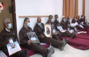  شاهد.. وقفة تضامنية مع  ماهر الاخرس بمئوية اضرابه