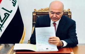 برهم صالح يصادق على قانون الانتخابات 
