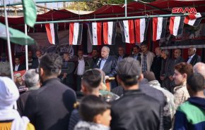 بالصور.. وقفة تضامنية بمخيم جرمانا مع الأسرى في سجون الاحتلال الإسرائيلي