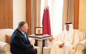 أمير قطر يستقبل بومبيو لبحث المستجدات الإقليمية