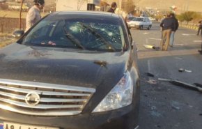 شاهد..ما تبقى من سيارة اغتيال العالم الإيراني الشهيد فخري زاده
