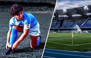 تكريما للأسطورة.. نابولي يطلق اسم مارادونا على ملعبه