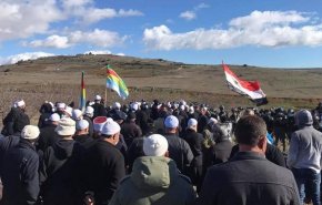 الموقف الصلب لاهالي الجولان رسالة بالغة للانظمة التي تهرول للتطبيع