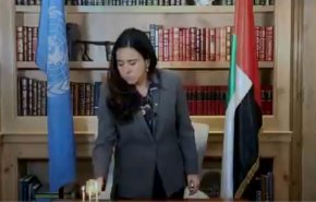 مبعوثة أبو ظبي للأمم المتحدة تشعل الشموع احتفاء بعيد اليهود