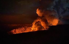 بالفيديو..إنفجار بركان مهيب في أمريكا
