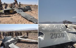 بالفيديو.. لحظة إسقاط طائرة 'CH4' سعودية في أجواء مأرب