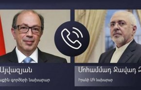 ظريف يؤكد لنظيره الارميني على ان الحدود الدولية لن تقبل التغيير