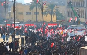 اهل العراق يجددون البيعة للشهيدين سليماني والمهندس