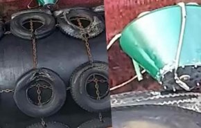 بالصور.. مكافحة المتفجرات العراقية تتلف اللغم البحري الملتصق بناقلة نفطية
