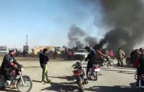 شاهد..ريف دير الزور ينتفض ضد ممارسات 