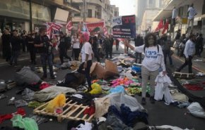 تظاهرة في تل أبيب ضد الاغلاق 