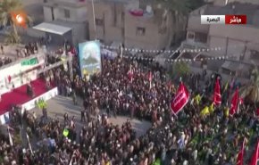 الشعب العراقي يحيي الذكرى السنوية الأولى لاستشهاد قادة النصر