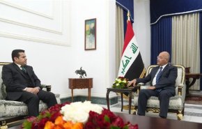 الرئيس العراقي يؤكد ضرورة عدم التهاون في محاربة الإرهاب
