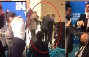 تركيا... عراك بالأيدي في مؤتمر لحزب أردوغان باسطنبول 