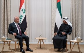 برهم صالح يلتقي ولي عهد أبوظبي.. وهذا ما تم بحثه