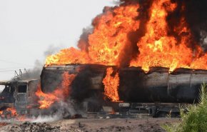 مصرع 17 شخصا في انفجار شاحنة لنقل الغاز في افغانستان