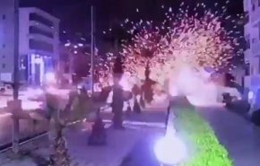 شاهد.. استهداف قواعد اميركية في اربيل
