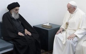 ‏بابا الفاتيكان يصف آية الله السيستاني بـ