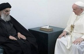 المواقف الحكيمة للسيد السيستاني اثناء زيارة البابا مبعث عز للاسلام